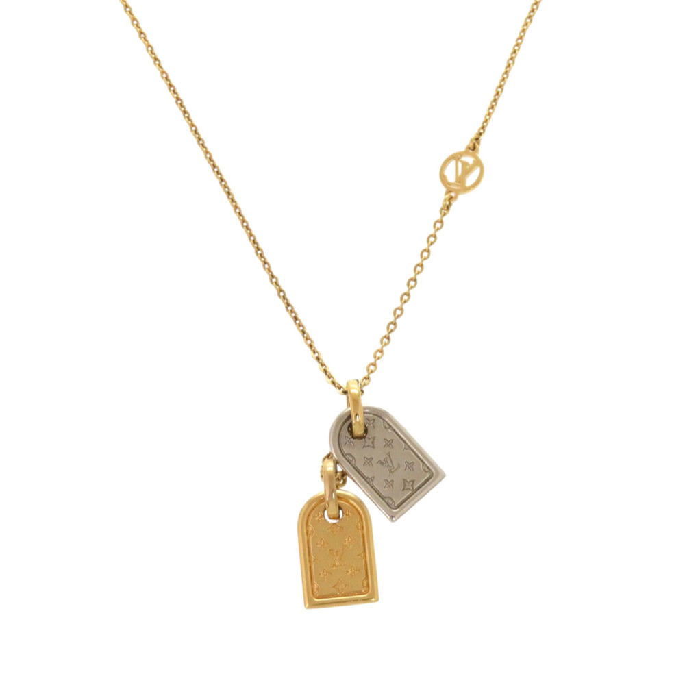 LOUIS VUITTON Brown Monogram Necklace
